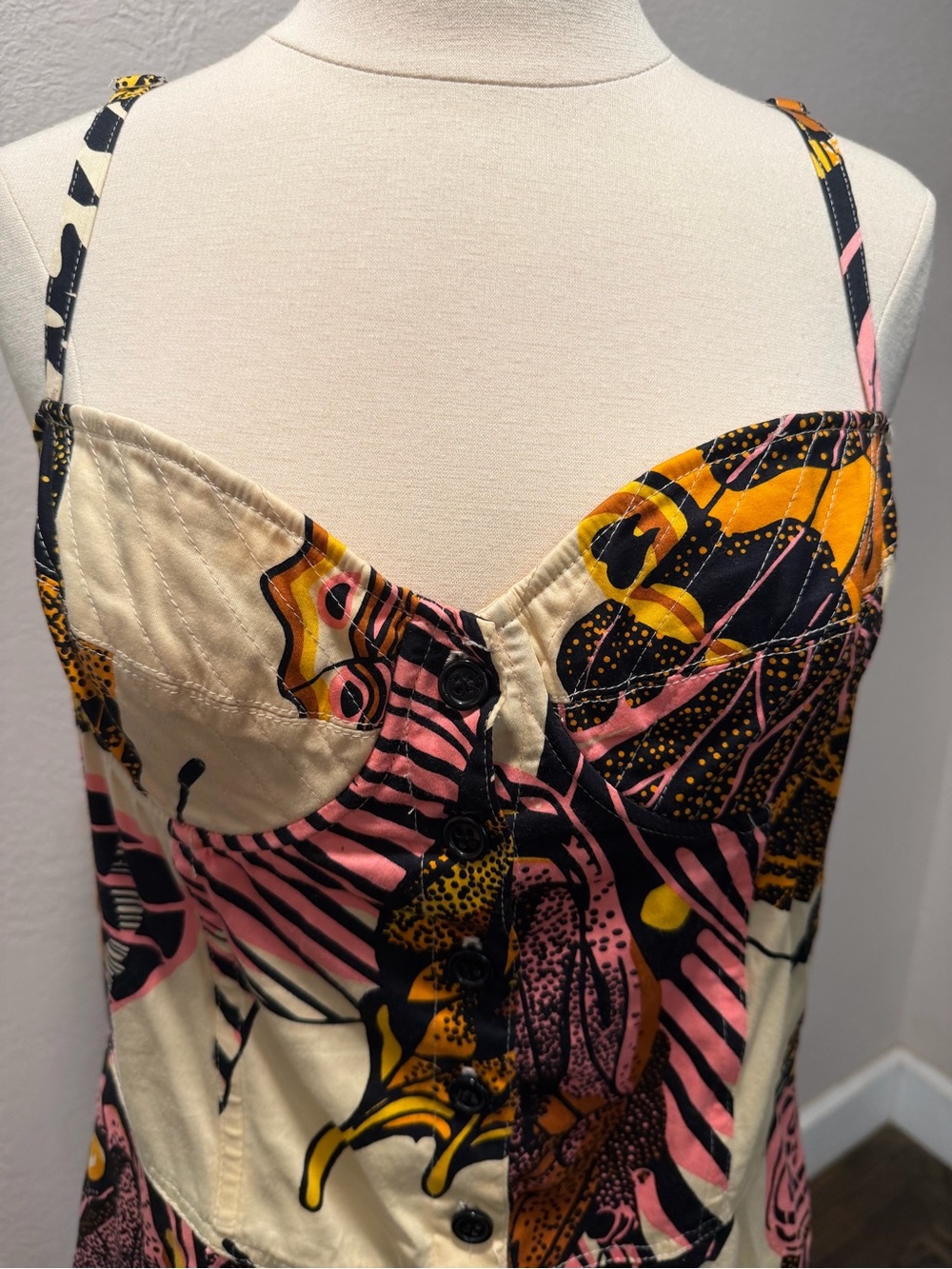 Vintage Y2K Betsey Johnson Butterfly print dress . - Picture 4 of 7